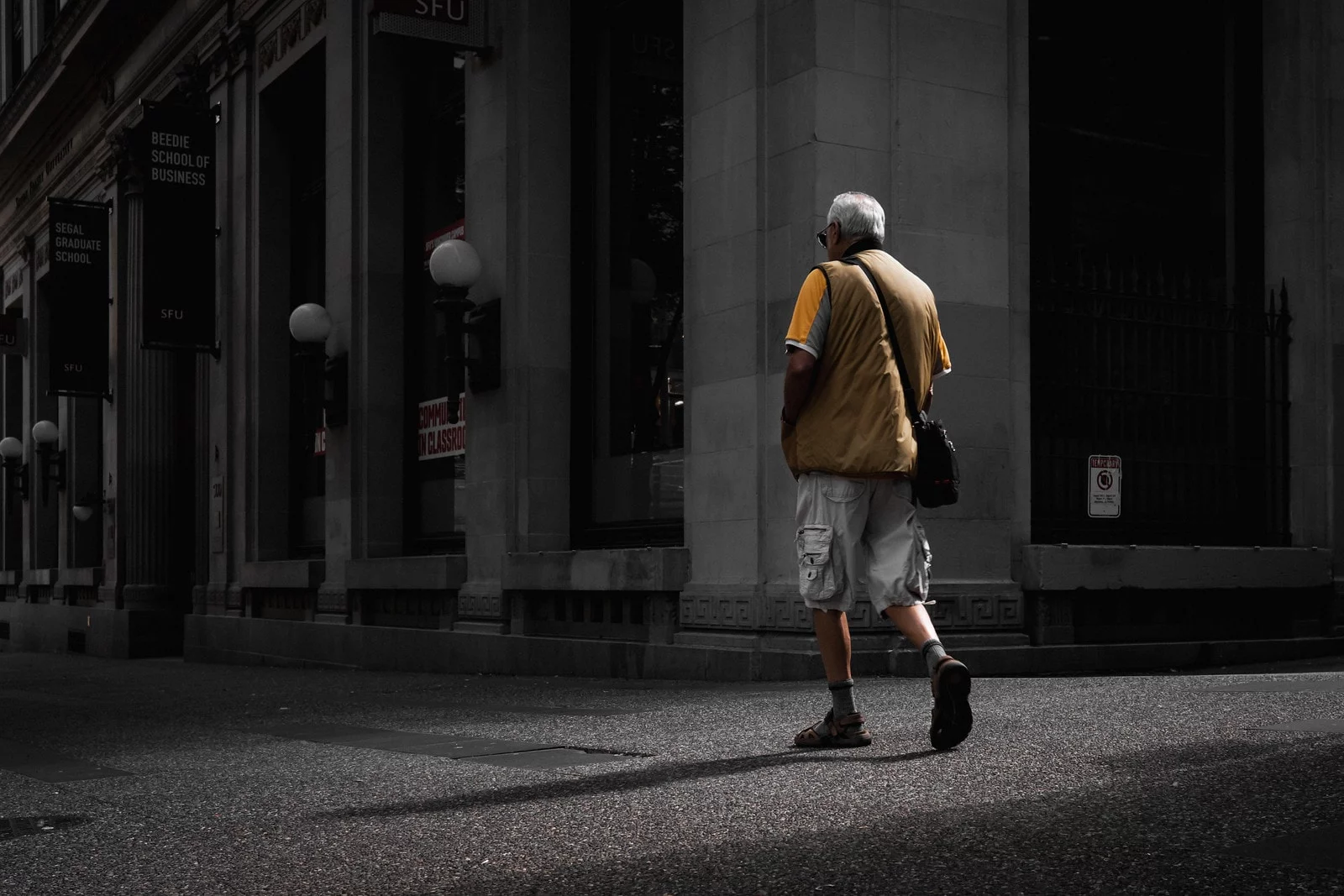 Ken Cheng Photography - Man Taking A Stroll In Vancouver